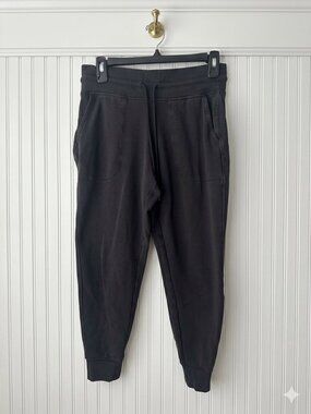Athleta Black Coaster Luxe Jogger Sweatpants XS P Petite High Rise Cozy Lounge